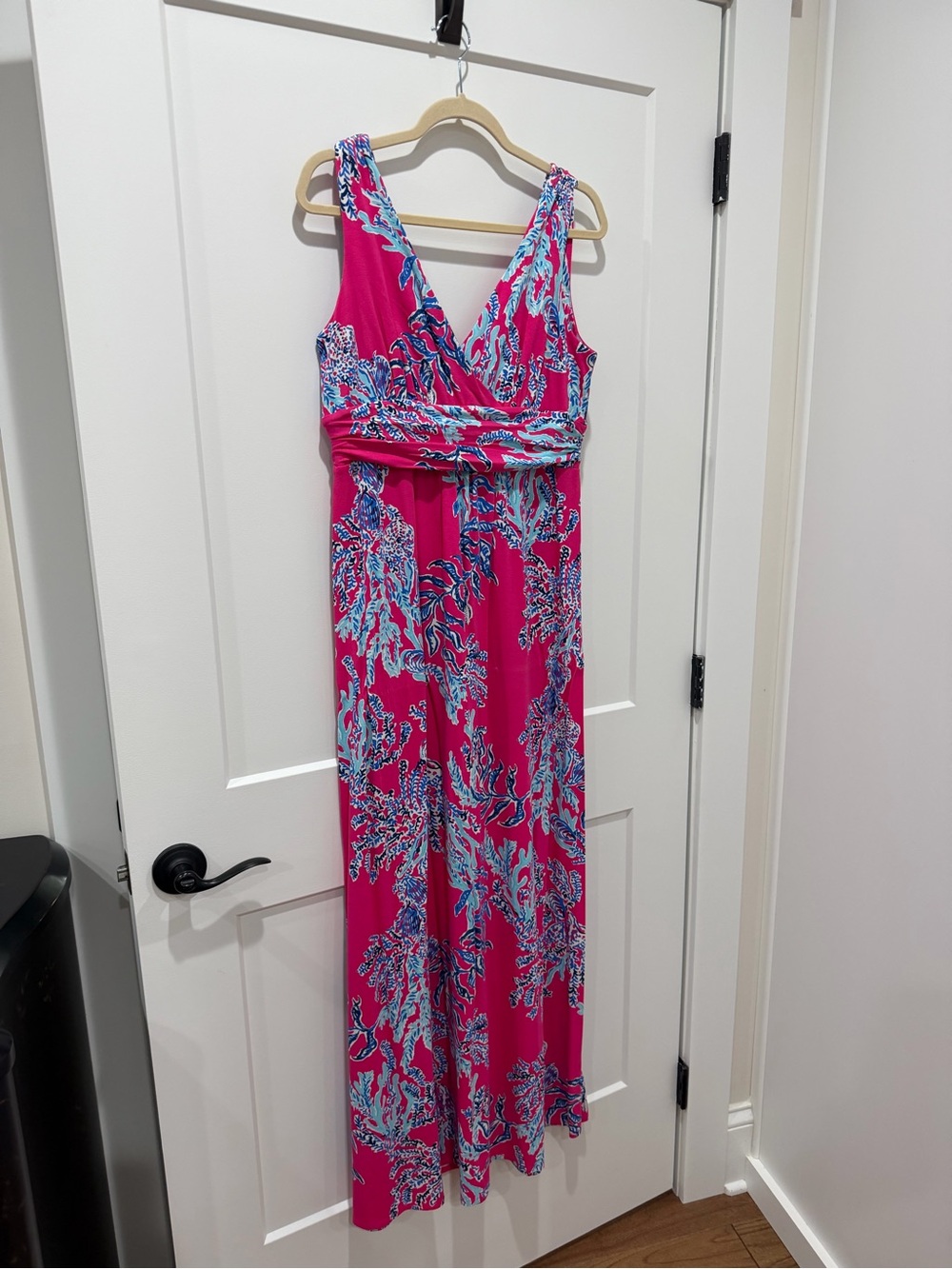 Lilly Pulitzer Capri Pink Samba Sloane Maxi Dress XL